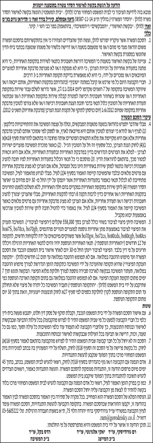 גדעון אמסלם, קיריל בורד ואח' נגד תדיראן גרופ בע"מ